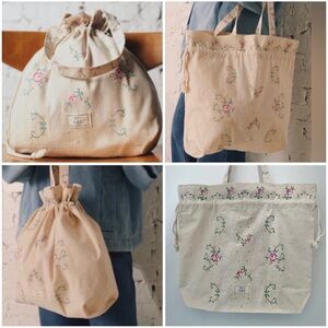 Sézane x Sea New York Floral Drawstring Tote Bag